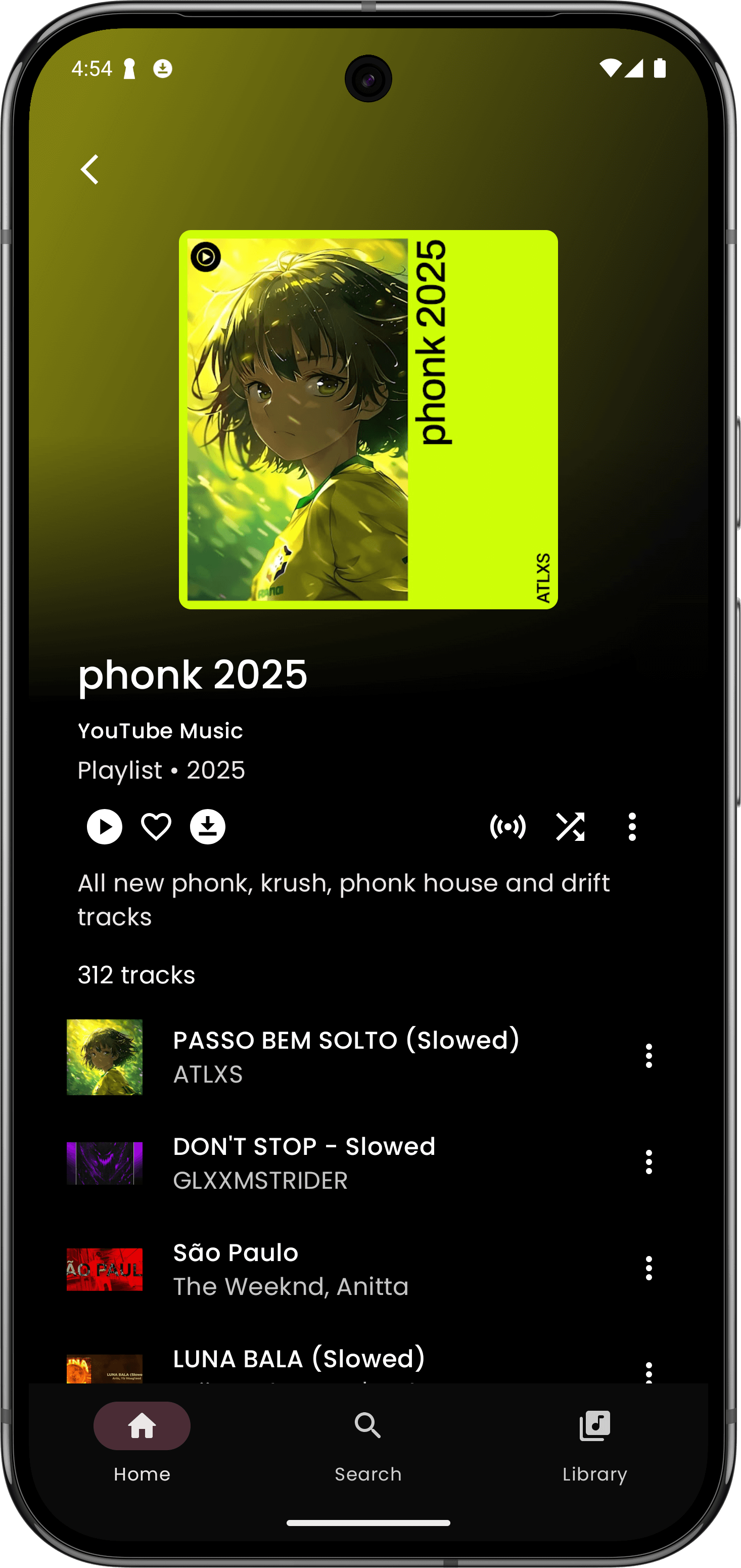 Y2Pro Music App Screenshot